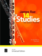 14 Studies in Duet Form for solo flute or flute duet cover